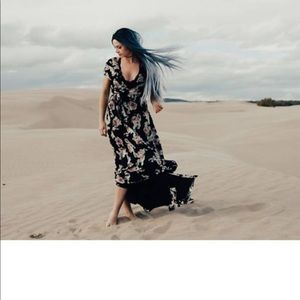 Formal, floral maxi dress